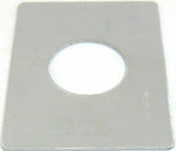 GG Switch Plate for Peterbilt Sleeper Door Lock Stainless Steel #68463