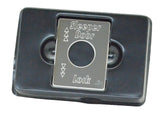 GG Switch Plate for Peterbilt Sleeper Door Lock Stainless Steel #68463