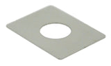 GG Switch Plate for Peterbilt Sleeper Door Lock Stainless Steel #68463