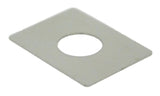 GG Switch Plate for Peterbilt Sleeper Door Lock Stainless Steel #68463
