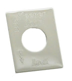 GG Switch Plate for Peterbilt Sleeper Door Lock Stainless Steel #68463
