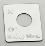 GG Toggle Switch for Peterbilt Back Up Alarm Stainless Steel #68465
