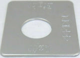 GG Switch Plate for Peterbilt Fuel Level Left & Right Stainless Steel #68471