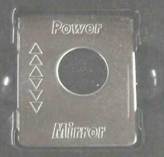 GG Switch Plate for Peterbilt Power Mirror Arrow Stainless Steel #68479