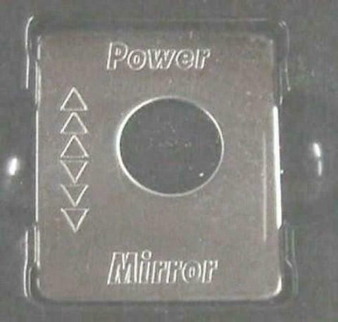 GG Switch Plate for Peterbilt Power Mirror Arrow Stainless Steel #68479