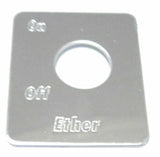 GG Switch Plate for Peterbilt Ether On/ Off Stainless Steel #68485