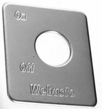 GG Toggle Switch for Peterbilt Engine Heater Webasto Stainless Steel #68489