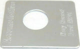 GG Switch Plate for Peterbilt Reset Fuel MPG Stainless Steel #68491