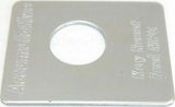 GG Switch Plate for Peterbilt Reset Fuel MPG Stainless Steel #68491