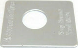 GG Switch Plate for Peterbilt Reset Fuel MPG Stainless Steel #68491