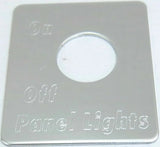 Toggle Switch for Peterbilt Panel Lights On/ Off Stainless Steel GG#68493