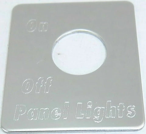 Toggle Switch for Peterbilt Panel Lights On/ Off Stainless Steel GG#68493