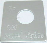 Toggle Switch for Peterbilt Panel Lights On/ Off Stainless Steel GG#68493