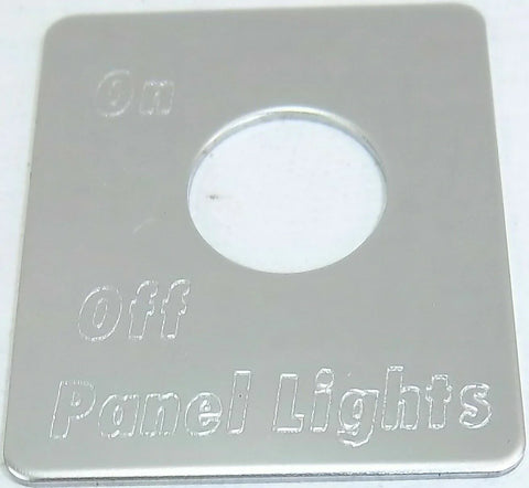 Toggle Switch for Peterbilt Panel Lights On/ Off Stainless Steel GG#68493