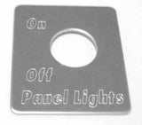 Toggle Switch for Peterbilt Panel Lights On/ Off Stainless Steel GG#68493