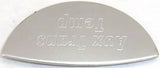 Gauge Emblem for Peterbilt Auxiliary Transmission Oil Temp Stainless GG#68506