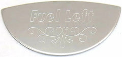 Gauge Emblem for 359/379 Peterbilt Fuel Level Left Stainless Steel GG#68507