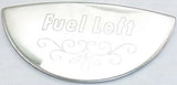 Gauge Emblem for 359/379 Peterbilt Fuel Level Left Stainless Steel GG#68507