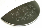 GG Gauge Emblem Peterbilt Fuel Level Right Stainless Steel Block Letters #68508