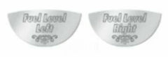 GG Gauge Emblem Set for Kenworth Fuel Level Right & Left Stainless Steel #68510