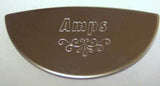 GG Gauge Emblem for Kenworth Amps Stainless Steel Block Letters #68512