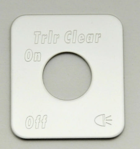 Switch Plate for Kenworth Trailer Clearance Stainless Block Letters GG#68522