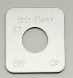 Switch Plate for Kenworth Trailer Clearance Stainless Block Letters GG#68522