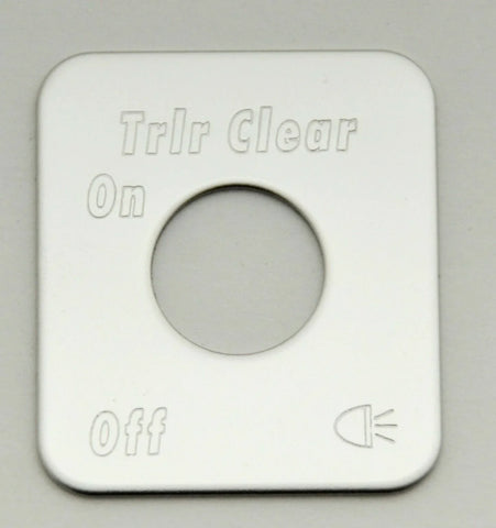 Switch Plate for Kenworth Trailer Clearance Stainless Block Letters GG#68522