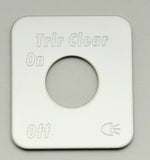 Switch Plate for Kenworth Trailer Clearance Stainless Block Letters GG#68522