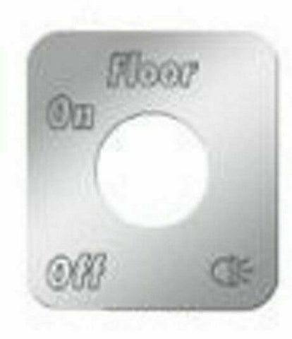 Switch Plate for Kenworth Floor Lights Stainless Steel Block Letters GG#68539