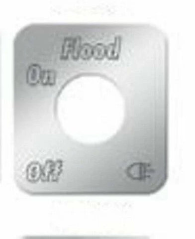 Switch Plate for Kenworth Flood Lights Stainless Steel Block Letters GG#68540