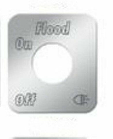 Switch Plate for Kenworth Flood Lights Stainless Steel Block Letters GG#68540