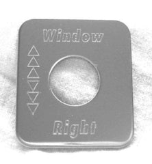 Switch Plate for Kenworth Window Right Stainless Steel Block Letters GG#68546