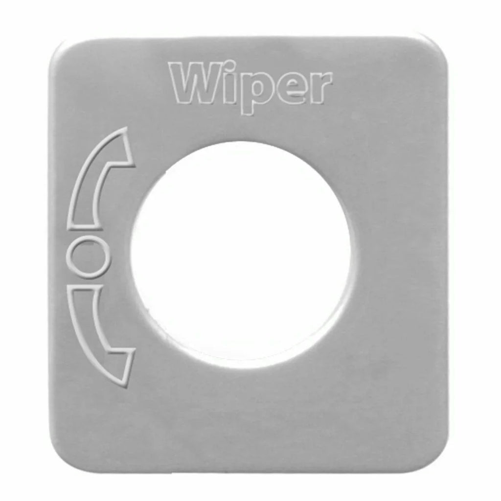 Toggle Switch Plate for Kenworth Wiper Stainless Steel Block Letters GG#68547
