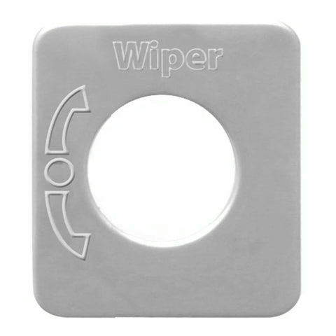 Toggle Switch Plate for Kenworth Wiper Stainless Steel Block Letters GG#68547