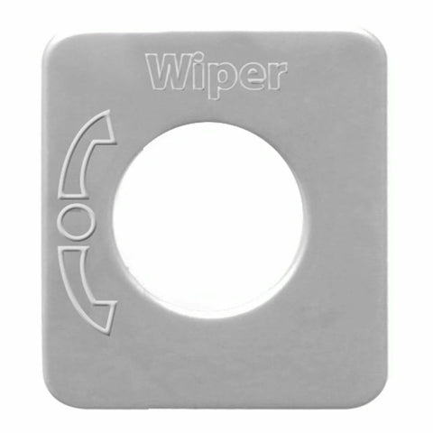 Toggle Switch Plate for Kenworth Wiper Stainless Steel Block Letters GG#68547