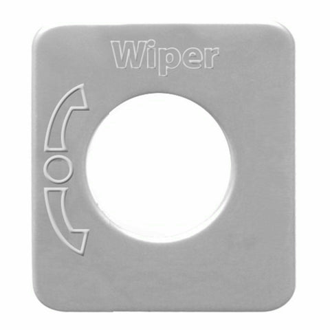 Toggle Switch Plate for Kenworth Wiper Stainless Steel Block Letters GG#68547