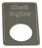 GG Indicator Plate for Kenworth Check Engine Stainless Steel Block Letter #68551