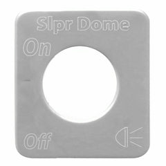 GG Switch Plate for Kenworth Sleeper Dome Stainless Steel Block Letters #68594