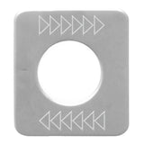 Switch Plate for Kenworth Top-Arrow Right, Bottom-Arrow Left Stainless GG#68597