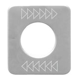 Switch Plate for Kenworth Top-Arrow Right, Bottom-Arrow Left Stainless GG#68597