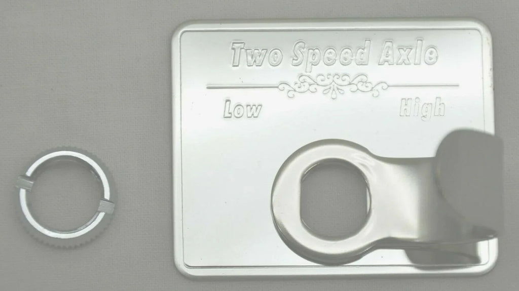 Switch Guard for Kenworth Two Speed Axle Stainless Steel Block Letters GG#68614