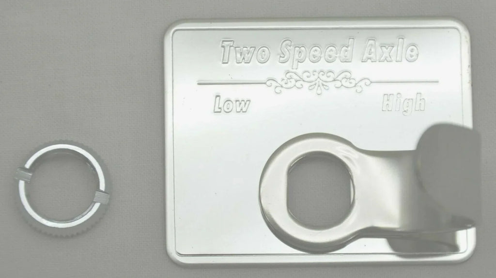 Switch Guard for Kenworth Two Speed Axle Stainless Steel Block Letters GG#68614