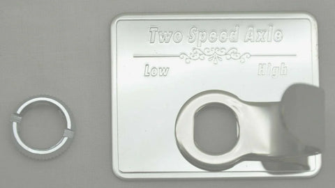 Switch Guard for Kenworth Two Speed Axle Stainless Steel Block Letters GG#68614