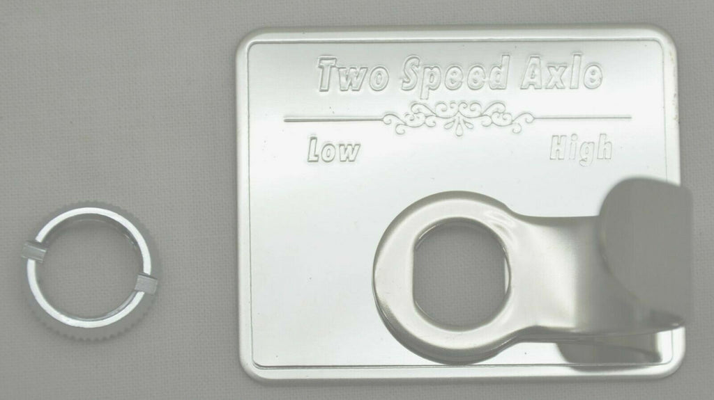 Switch Guard for Kenworth Two Speed Axle Stainless Steel Block Letters GG#68614