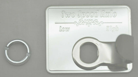 Switch Guard for Kenworth Two Speed Axle Stainless Steel Block Letters GG#68614