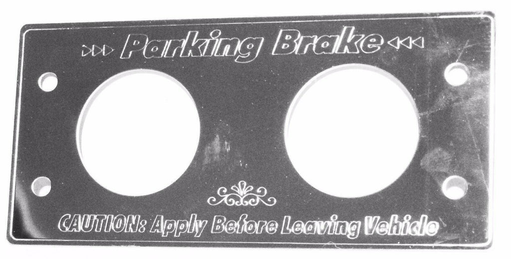 Parking Brake Trim For 1982-2001 Kenworth Air Brakes Stainless Steel GG#68620