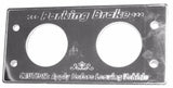Parking Brake Trim For 1982-2001 Kenworth Air Brakes Stainless Steel GG#68620