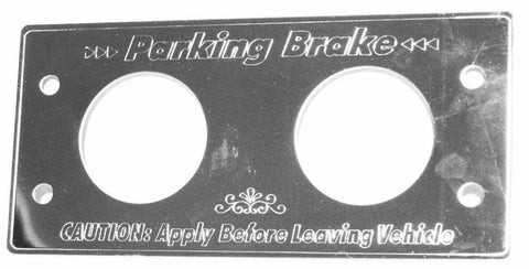 Parking Brake Trim For 1982-2001 Kenworth Air Brakes Stainless Steel GG#68620
