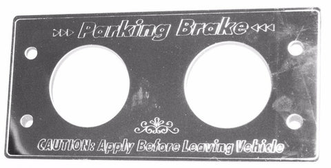 Parking Brake Trim For 1982-2001 Kenworth Air Brakes Stainless Steel GG#68620